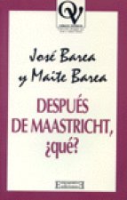 Después de Maastricht, ¿qué?