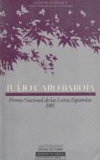 JULIO CARO BAROJA PREMIO NACIONAL LETRAS