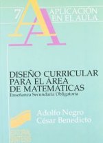 Diseño curricular para el área de matemáticas