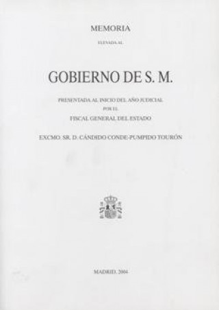 MEMORIA DE LA FISCALIA GENERAL DE ESTADO 2004