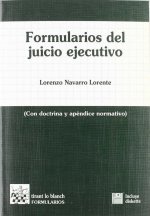 Formularios del juicio ejecutivo