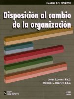 Disposición al cambio de la organización