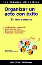 Organizar un acto con éxito