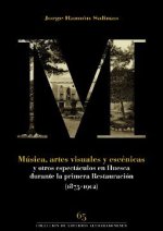 Música, artes visuales y escénicas y otros espectáculos en Huesca durante la primera Restauración