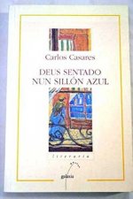 Deus sentado nun sillón azul
