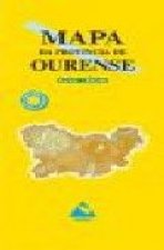 Mapa da provincia de Ourense