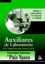 Auxiliares de laboratorio de la administración general de la comunidad autónoma del país vasco. Bloq