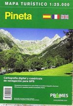 MAPA TURISTICO DE PINETA, E 1:2500