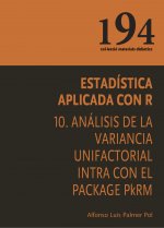 Estadística aplicada con R 10. Análisis de la variancia unifactorial intra con el Package PkMeans