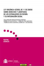 Ley Orgánica 4/2000, de 11 de enero sobre derechos y libertades de los extranjeros en España y su in