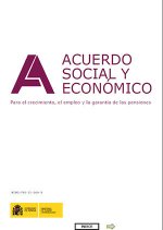 Acuerdo social y económico. Para el crecimiento, el empleo y la garantía de las pensiones. Edición b