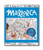 Mallorca mapa para colorear