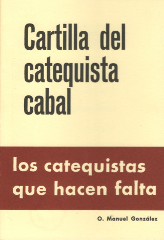 Cartilla del catequista cabal