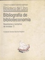 BIBLIOGRAFíA DE BIBLIOTECONOMíA