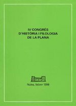IV CONGRES D'HISTORIA I FILOLOGIA DE LA PLANA