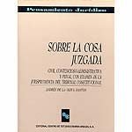 Sobre la cosa juzgada
