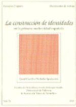 CONSTRUCCION IDENTIDADES PRIMERA MODERNIDAD ESPA¾OLA