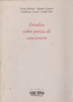 ESTUDIOS SOBRE POESIA DE CANCIONERO