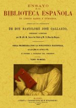 Ensayo de una biblioteca española de libros raros y curiosos (Tomo 3)