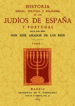 Historia social, política y religiosa de los judíos de España y Portugal (3 Tomos)