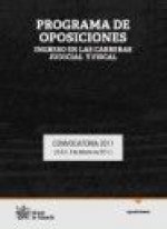 Programa de oposiciones Ingreso en las carreras judicial y fiscal 2011