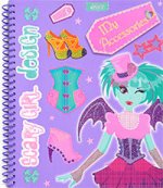Design my accessories, Scary girl design, morado