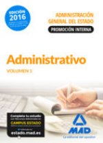 Administrativo de la Administración General del Estado (Promoción interna). Temario volumen 1