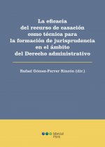 La eficacia del recurso de casación como técnica para la formación de jurisprudencia en el ámbito de