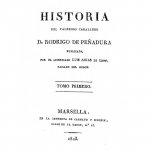 Historia del Valeroso caballero Don rodrigo de Peñadura