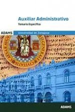 Temario específico Auxiliar Administrativo de la Universidad de Zaragoza