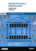 Temario 1 Gestión Procesal y Administrativa, turno libre