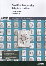 TEMARIO 3 GESTIóN PROCESAL Y ADMINISTRATIVA, TURNO LIBRE