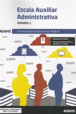 Temario 1 Escala Auxiliar Universidad Autónoma de Madrid