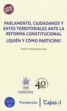 Parlamento, ciudadanos y entes territoriales ante la reforma constitucional. ¿Quién y cómo participa