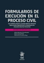 Formularios de ejecucción en el proceso civil