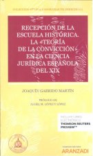 Recepción de la Escuela histórica. La «teoría de la convicción» en la ciencia jurídica española del