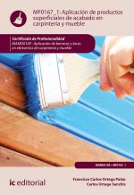 Aplicación de productos superficiales de acabado en carpintería y mueble. MAMD0109 - Aplicación de b