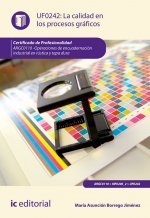 La calidad en los procesos gráficos. ARGC0110 - Operaciones de encuadernación industrial en rústica
