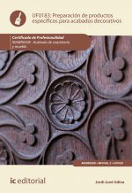Preparación de productos específicos para acabados decorativos. MAMR0208 - Acabado de carpintería y
