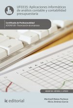 Aplicaciones informáticas de análisis contable y contabilidad presupuestaria. ADGN0108 - Financiació