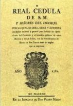 Real Cédula por la que se crea el Banco de San Carlos