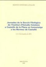 Jornades de la Secció Filològica de l'Institut d'Estudis Catalans a Castelló de la Plana en homenatg