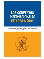 Los Convento Internacional de 1954 a 2002