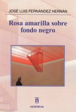 Rosa amarilla sobre fondo negro