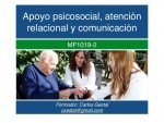 MF1019_2 Apoyo psicosocial, atención relacional y comunicativa en instituciones