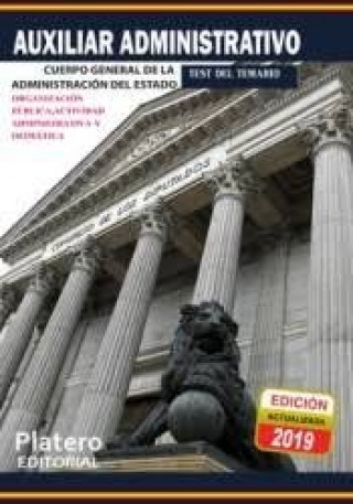 AUXILIAR ADMINISTRATIVO DE LA ADMINISTRACIÓN DEL ESTADO.TEST DEL TEMARIO