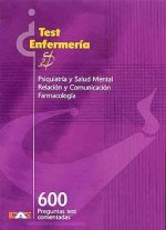 600 PREGUNTAS DE TEST DE ENFERMERIA EN PSIQUIATRIA Y SALUD MENTAL, RELACION Y COMUNICACION Y FARMACO
