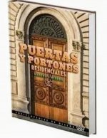 Puertas y portones residenciales de madera + hierro 1