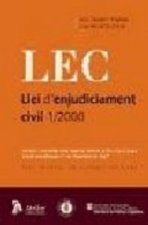 Llei d'enjudiciament civil. Anotat i concordat amb especial atencio el dret civil catala