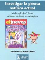 Investigar la prensa satírica actual